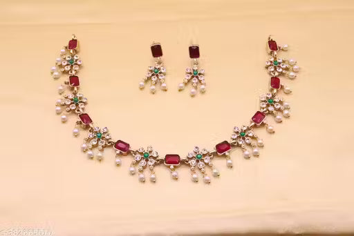 jewellery,choker,necklace,jewellery set,indian wedding jewellery