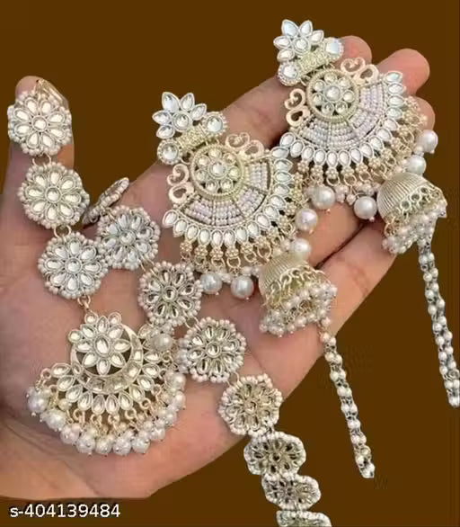 WOMENS NEW RAJSTHANI SISFULL WITH MANGTIKA ERRINGS COMBO PACK FOR WOMEN AND GIRL