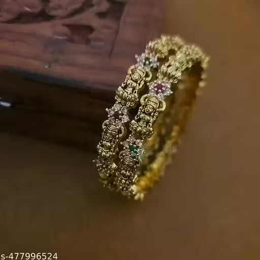 PREMIUM QUALITY MATTE FINISH AD STONE BANGLE