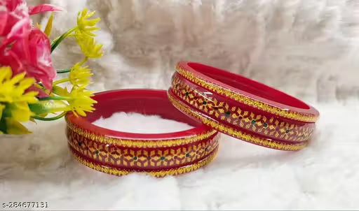 bangles for women | Trendy Red Plastic Bangles | Modern Red Plastic Bangles | fashionable bangles for women's | Cost-Effective Red Bangle Set |